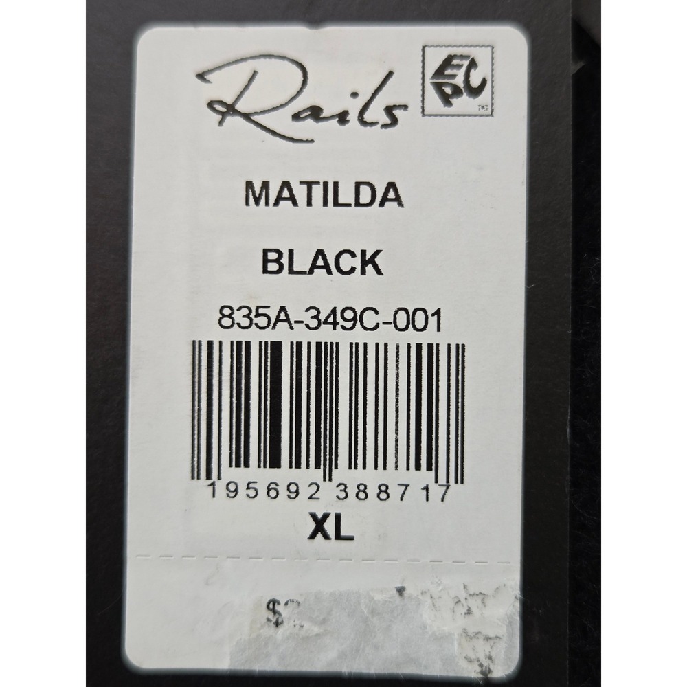 Rails Matilda Cardigan Wool Cashmere Blend‎ Womens XL Black NWT $228 - Picture 6 of 9